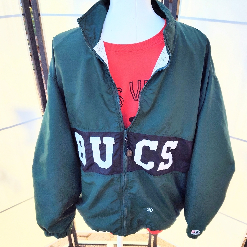 BUCCANEERS BOATHOUS SZ XL TAMPA BAY BUCS STITCHED RARE JACKET GOLF FOOTBALL